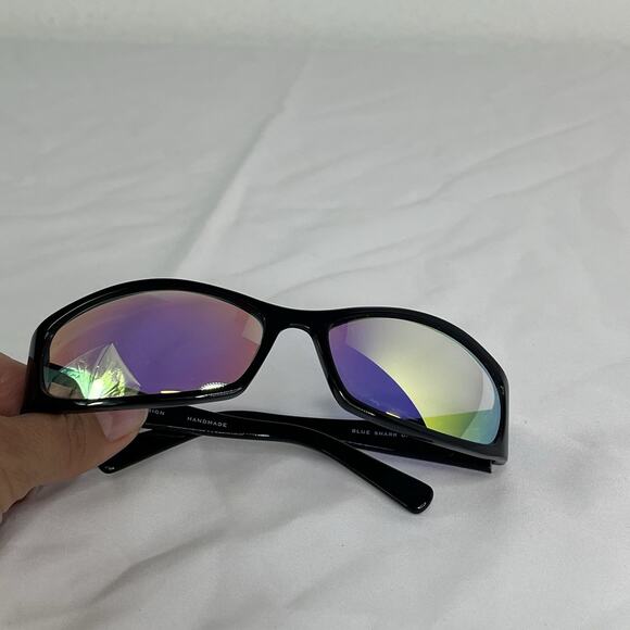 Blue Shark Optics Sunglasses Italian design mirror lenses, poker, gaming Small - Picture 6 of 10